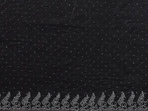 Women's_Chiffon_Shiny_Stone_and_Diamond_Work_Lace_Boarder_Saree_(Black)
