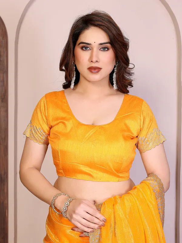Net_Fabric_Lace_Border_Saree_With_Unstitched_Blouse_Piece_(YELLOW)