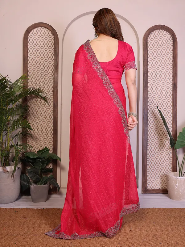 Net_Fabric_Lace_Border_Saree_With_Unstitched_Blouse_Piece_(PINK)
