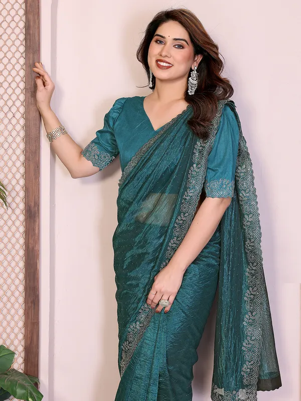 Net_Fabric_Lace_Border_Saree_With_Unstitched_Blouse_Piece_(RAMA)