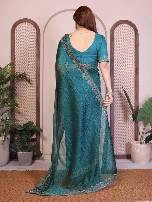 Net_Fabric_Lace_Border_Saree_With_Unstitched_Blouse_Piece_(RAMA)