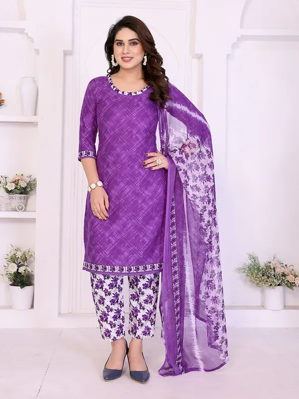 Unstitched_Crepe_Salwar_Suit_Material_Floral_Print,_Paisley