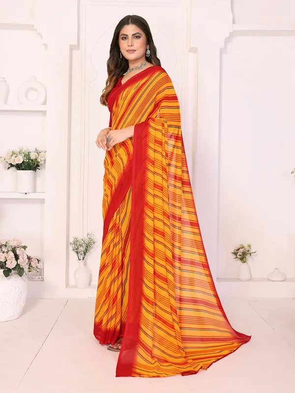 Printed_Daily_Wear_Georgette_Saree_With_Unstitched_Blouse_Piece