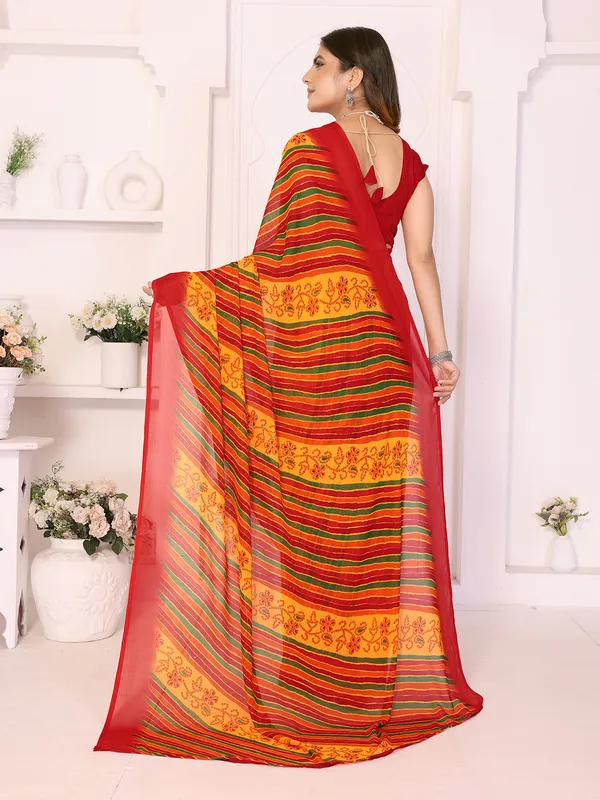 Printed_Daily_Wear_Georgette_Saree_With_Unstitched_Blouse_Piece