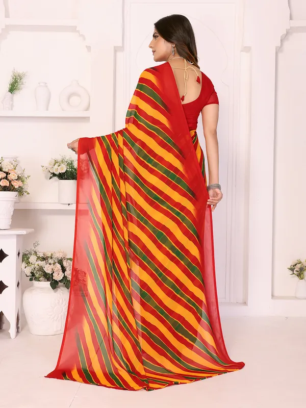 Printed_Daily_Wear_Georgette_Saree_With_Unstitched_Blouse_Piece