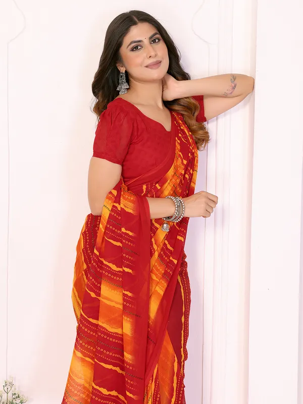 Printed_Daily_Wear_Georgette_Saree_With_Unstitched_Blouse_Piece