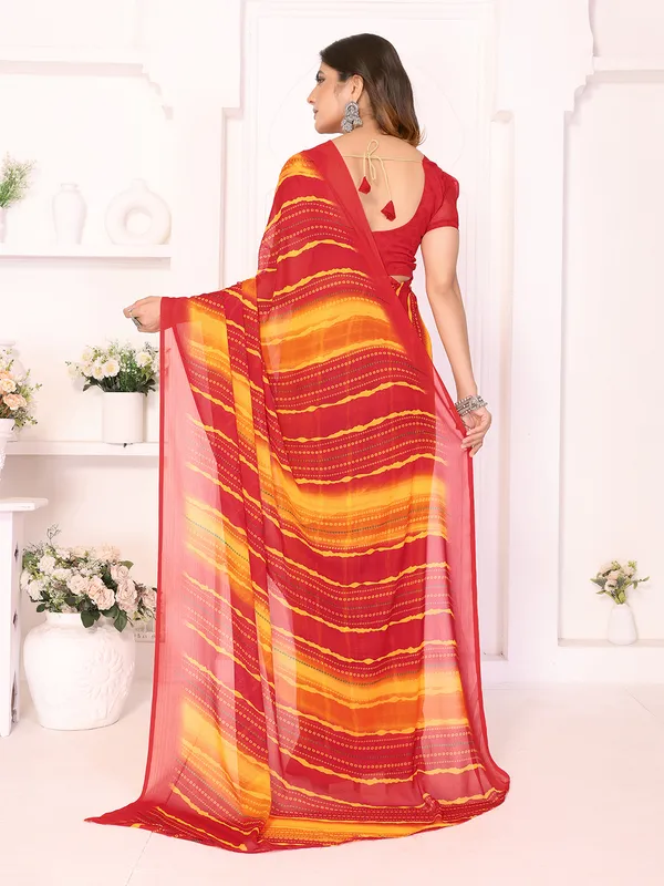 Printed_Daily_Wear_Georgette_Saree_With_Unstitched_Blouse_Piece