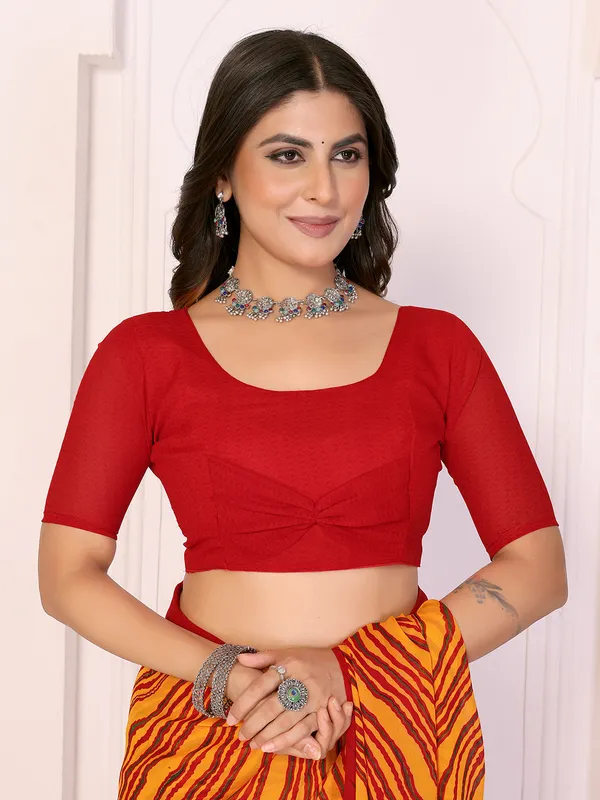 Printed_Daily_Wear_Georgette_Saree_With_Unstitched_Blouse_Piece