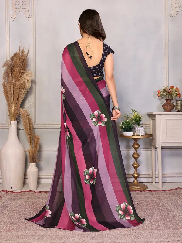 Printed_Daily_Wear_Georgette_Saree_With_Unstitched_Blouse_Piece