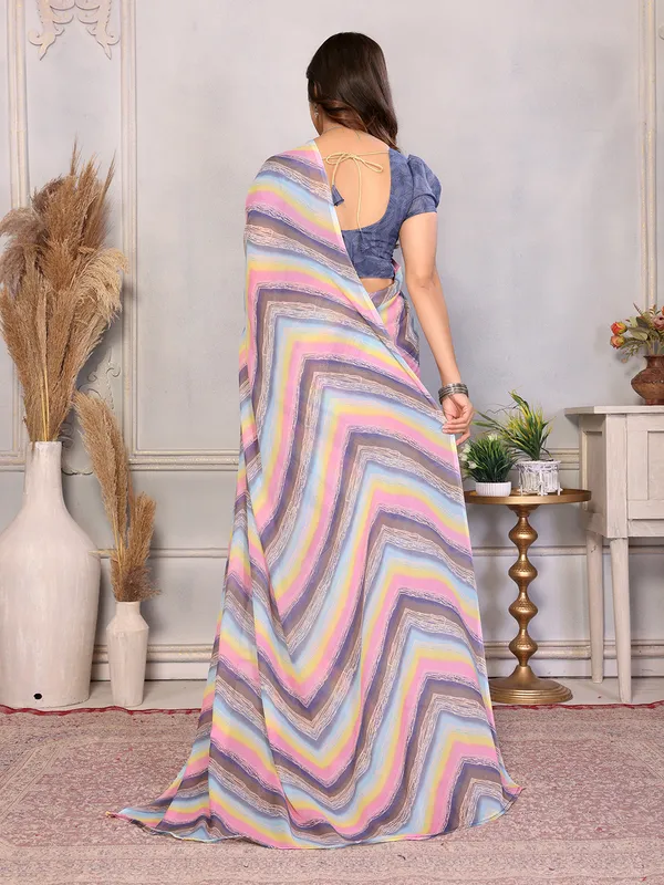 Printed_Daily_Wear_Georgette_Saree_With_Unstitched_Blouse_Piece