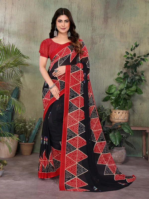 Printed_Daily_Wear_Georgette_Saree_With_Unstitched_Blouse_Piece