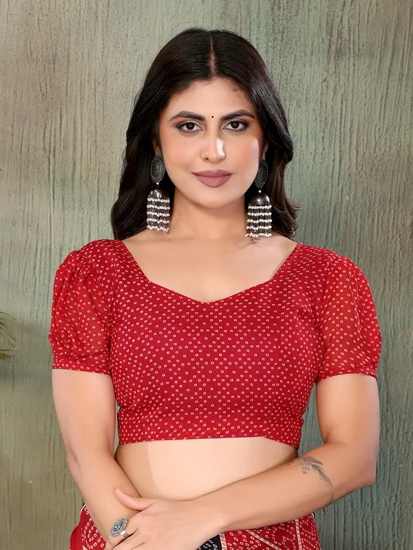 Printed_Daily_Wear_Georgette_Saree_With_Unstitched_Blouse_Piece