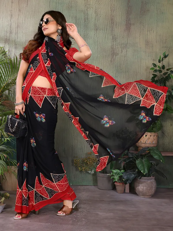 Printed_Daily_Wear_Georgette_Saree_With_Unstitched_Blouse_Piece