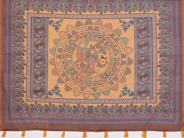 Digital_Print_Cotton_Linen_Saree_With_Unstitched_Blouse_Piece