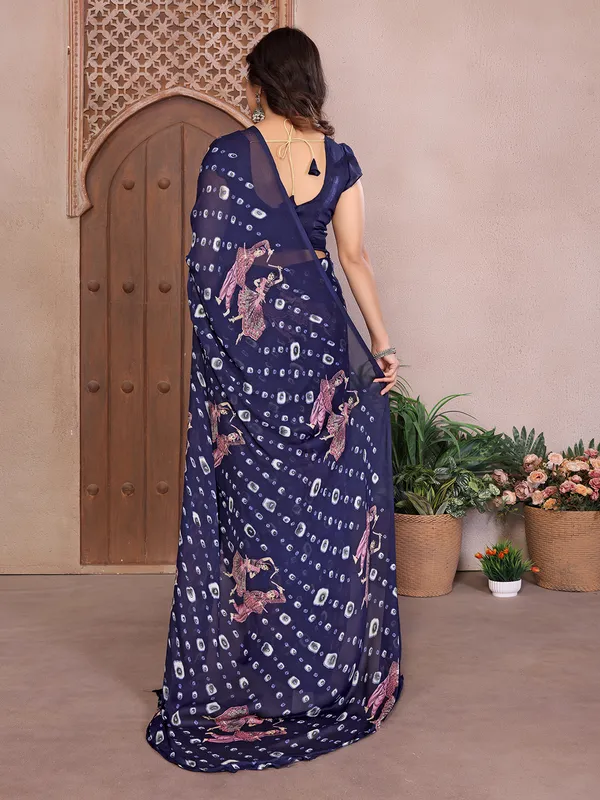 Elegant_Moss_Georgette_Saree_With_Unstitched_Blouse_Piece