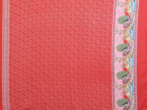Elegant_Moss_Georgette_Saree_With_Unstitched_Blouse_Piece