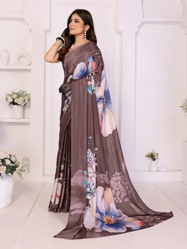Silk_Blend_Printed_Saree_With_Unstitched_Blouse_Piece