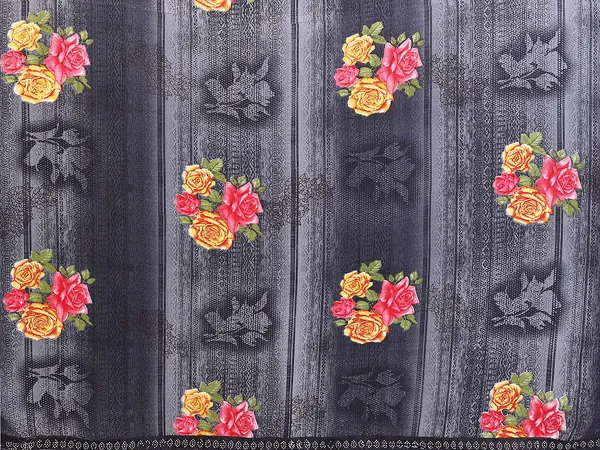 Floral_Print_Lace_Border_Saree_With_UnStitched_Blouse_Piece_(GREY)