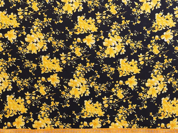 Floral_Print_Lace_Border_Saree_With_UnStitched_Blouse_Piece_(YELLOW)