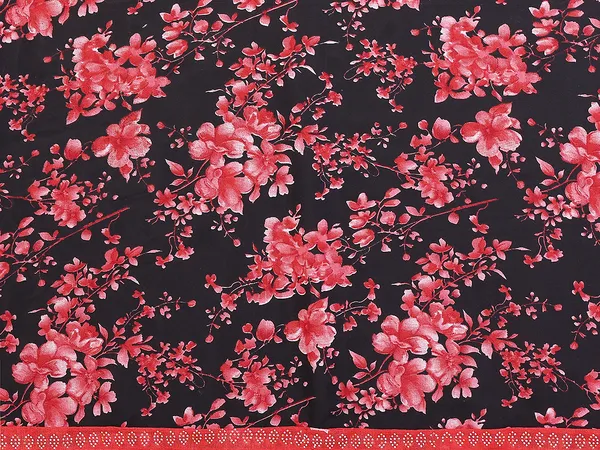 Floral_Print_Lace_Border_Saree_With_UnStitched_Blouse_Piece_(RED)