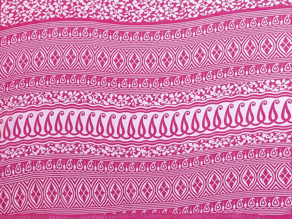 Floral_Print_Lace_Border_Saree_With_UnStitched_Blouse_Piece_(PINK)