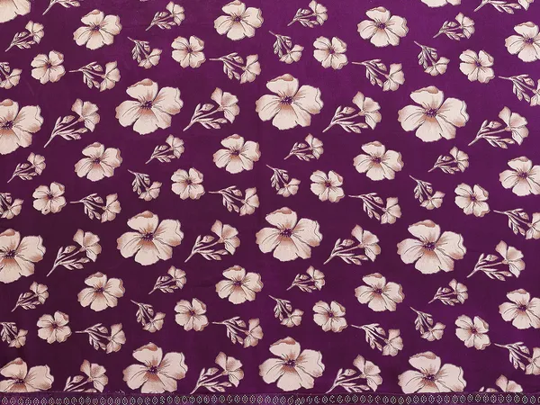 Floral_Print_Lace_Border_Saree_With_UnStitched_Blouse_Piece_(Purple)
