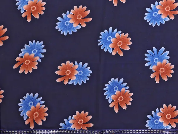 Floral_Print_Lace_Border_Saree_With_UnStitched_Blouse_Piece_(BLUE)