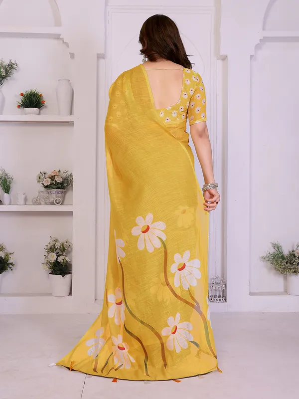 Digital_Print_Cotton_Linen_Saree