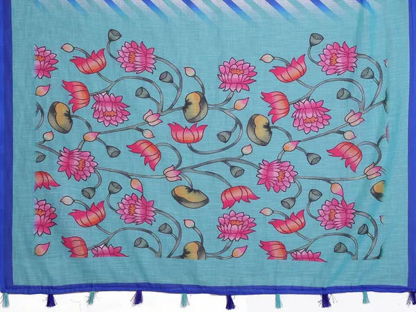 Digital_Print_Cotton_Linen_Saree