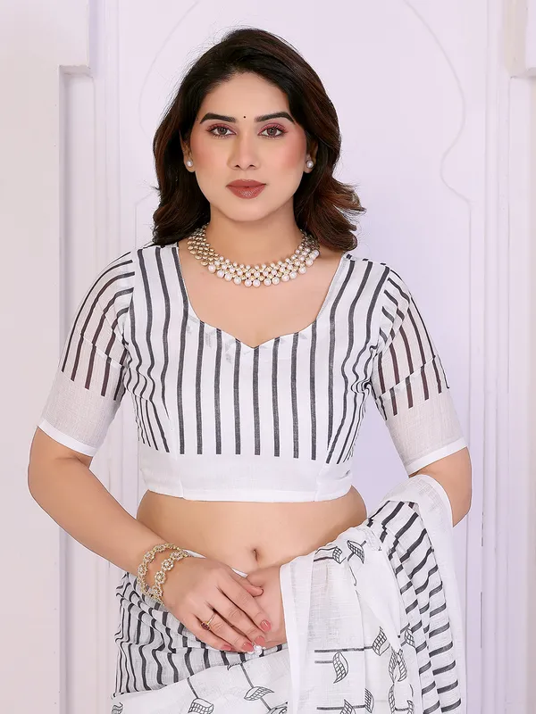 Digital_Print_Cotton_Linen_Saree