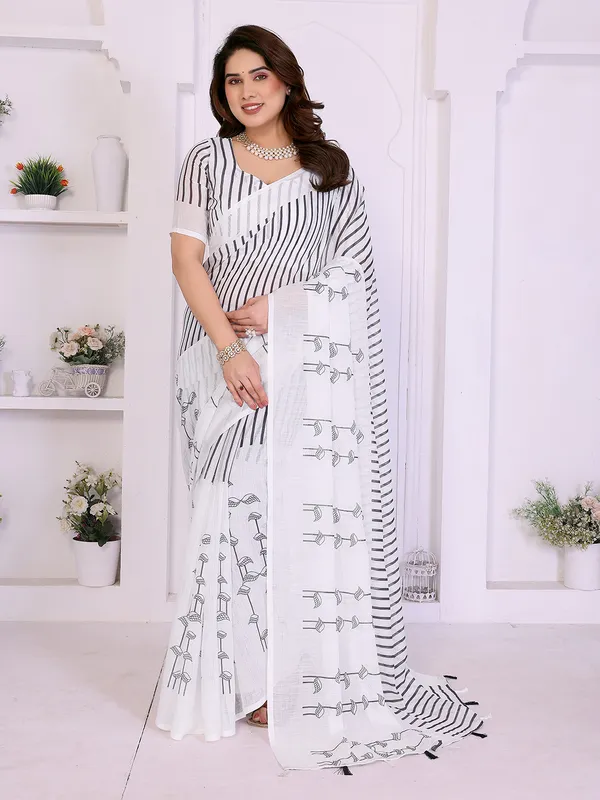 Digital_Print_Cotton_Linen_Saree