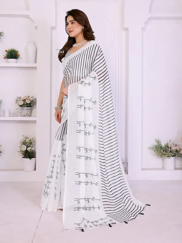 Digital_Print_Cotton_Linen_Saree