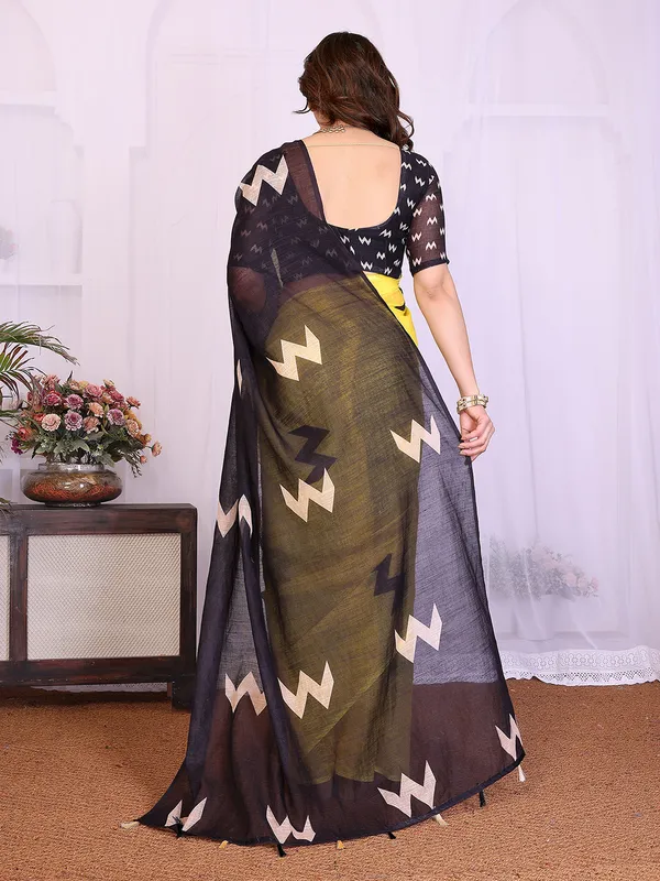 Digital_Print_Cotton_Linen_Saree