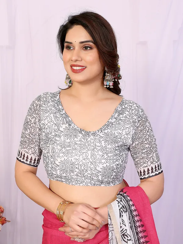 Digital_Print_Cotton_Linen_Saree_With_Unstitched_Blouse_Piece_(PINK)