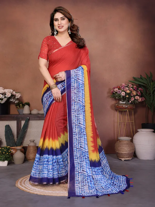 Digital_Print_Cotton_Linen_Saree_With_Unstitched_Blouse_Piece_(PURPLE)