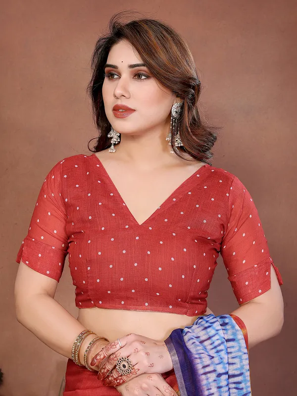 Digital_Print_Cotton_Linen_Saree_With_Unstitched_Blouse_Piece_(PURPLE)