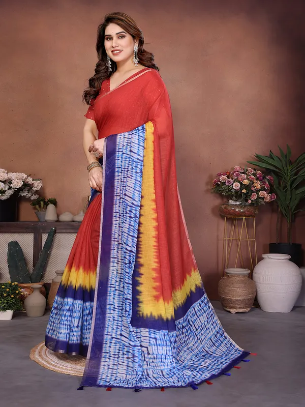 Digital_Print_Cotton_Linen_Saree_With_Unstitched_Blouse_Piece_(PURPLE)