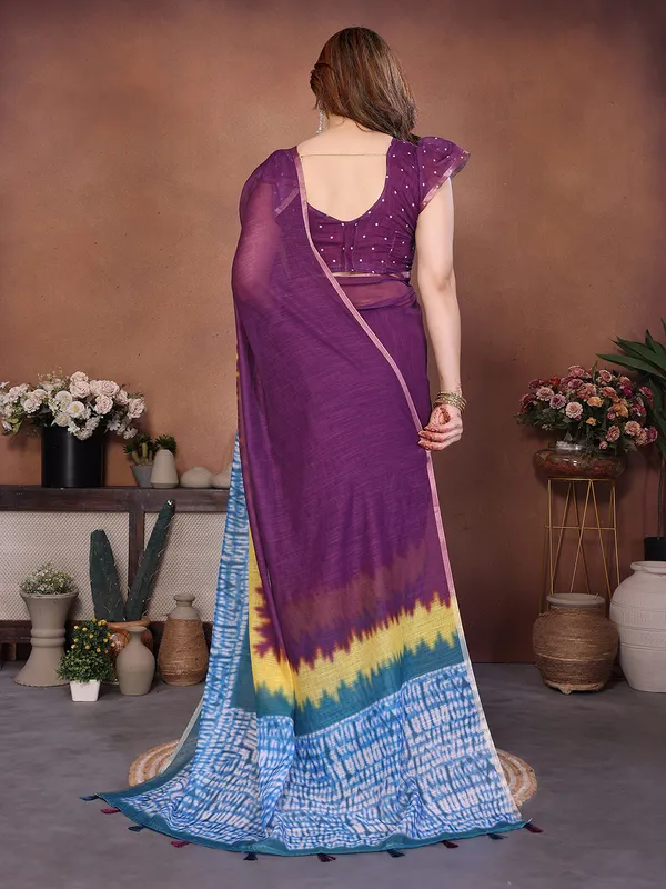 Digital_Print_Cotton_Linen_Saree_With_Unstitched_Blouse_Piece_(RED)