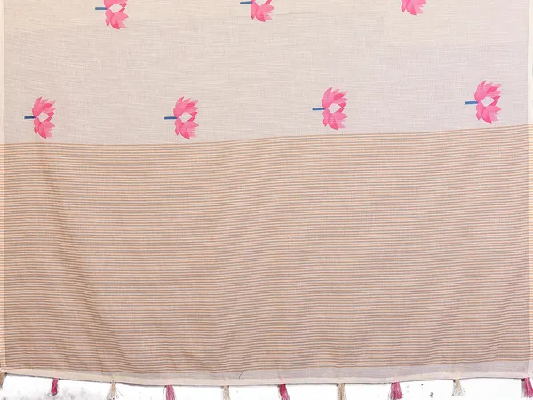 Digital_Print_Cotton_Linen_Saree_With_Unstitched_Blouse_Piece_(CREAM)