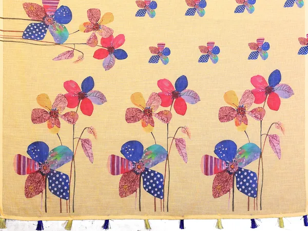 Digital_Print_Cotton_Linen_Saree_With_Unstitched_Blouse_Piece_(YELLOW)