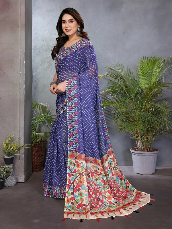 Digital_Print_Cotton_Linen_Saree_With_Unstitched_Blouse_Piece