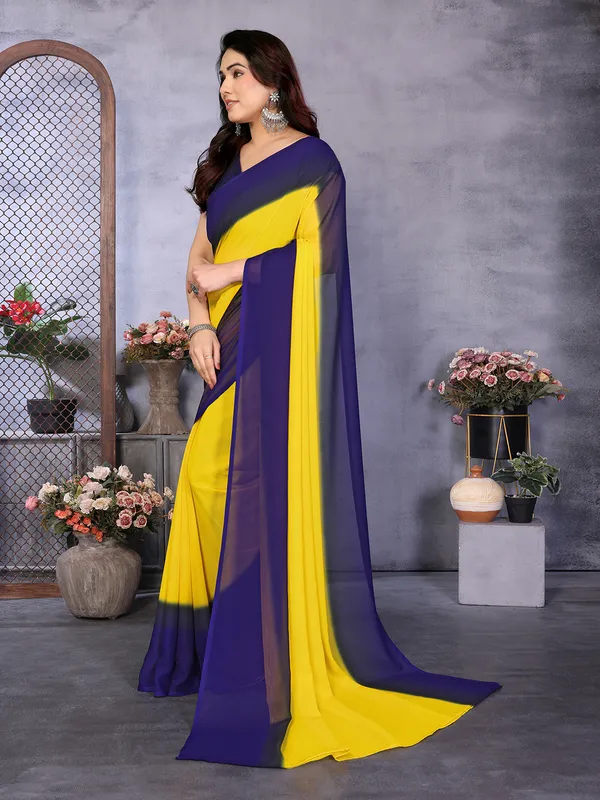 Padding_Bollywood_Georgette_Saree_With_Unstitched_Blouse_Piece