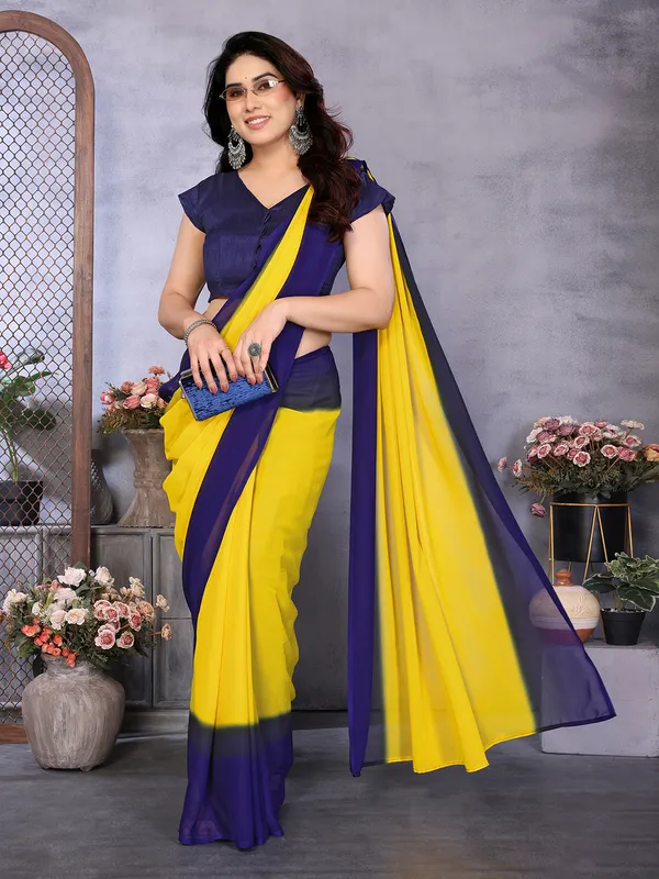 Padding_Bollywood_Georgette_Saree_With_Unstitched_Blouse_Piece