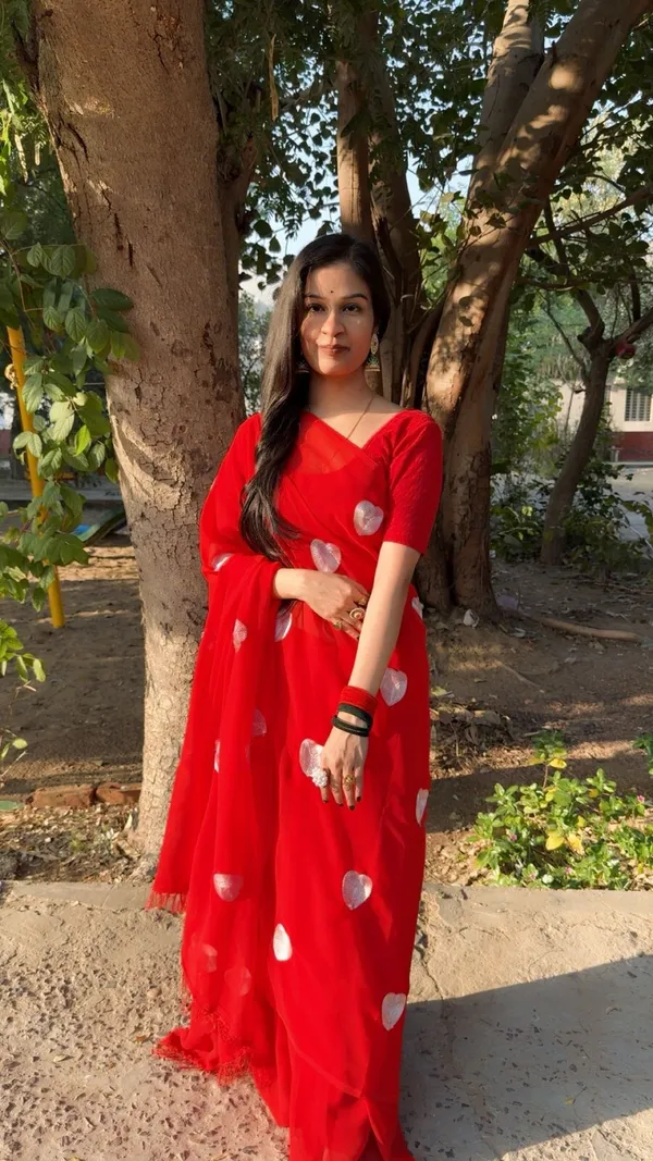 Georgette_embroidered_chiffon_saree_with_blouse_piece