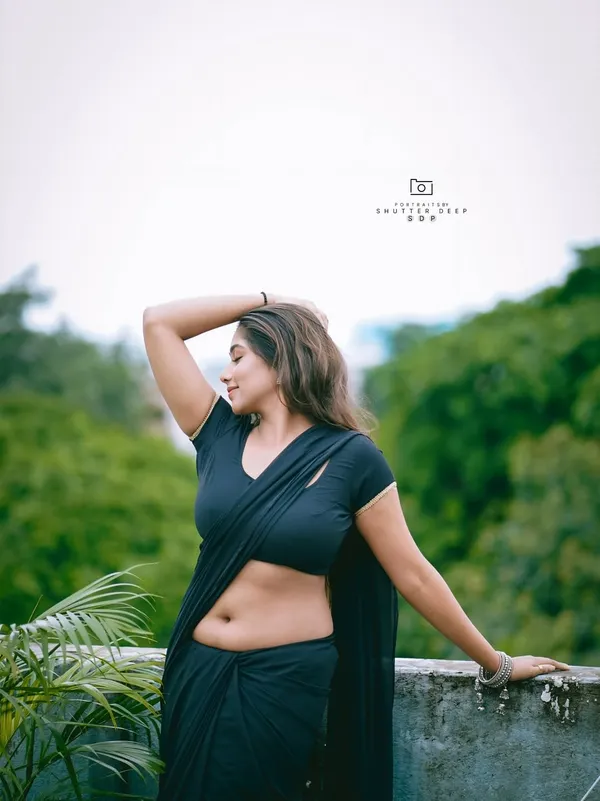 Elegant_Solid_Chiffon_Plain_Dyed_Saree_With_Unstitched_Blouse_Piece