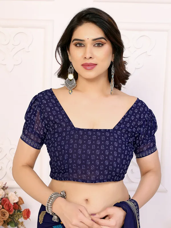 Printed_Lace_Border_Saree_With_UnStitched_Blouse_Piece