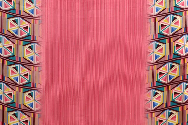 Printed,_Ombre,_Geometric_Print_Daily_Wear_Georgette_Saree__(Pink)