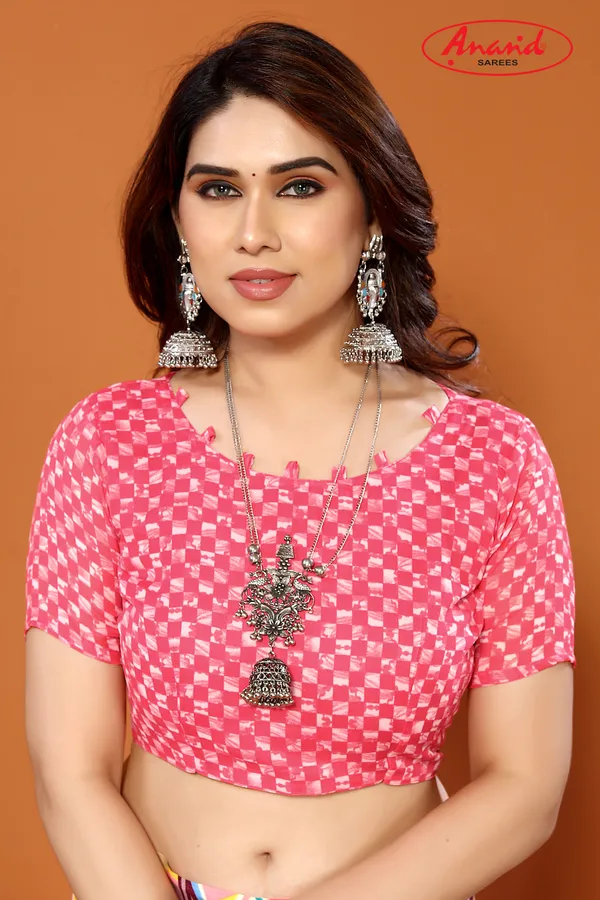 Printed,_Ombre,_Geometric_Print_Daily_Wear_Georgette_Saree__(Pink)