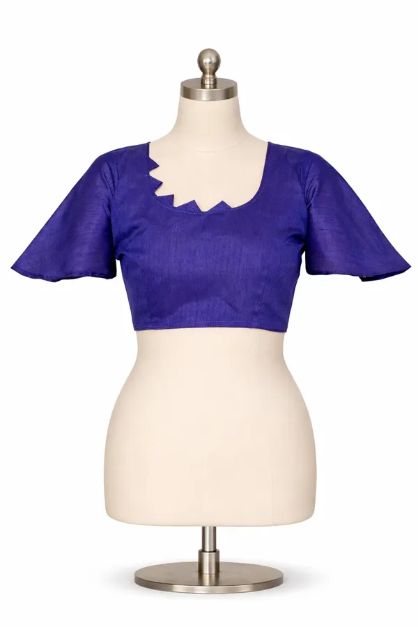 Plain_Dyed_Daily_Wear_Georgette_Saree_With_Unstitched_Blouse_Piece