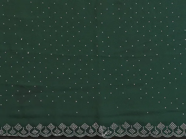 Embellished,_Self_Design_Bollywood_Georgette,_Chiffon_Saree__(Green)